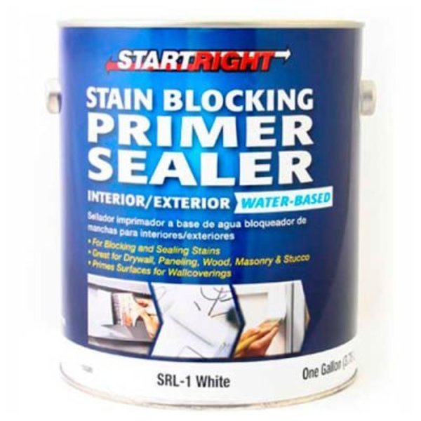 General Paint Start Right Interior/Exterior Stain Blocking Primer/Sealer, Gallon - 133281